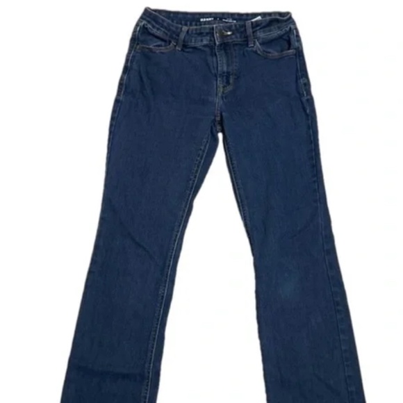 Old Navy Mid-Rise Kicker Boot-cut Size 14 Dark Navy - Picture 1 of 3